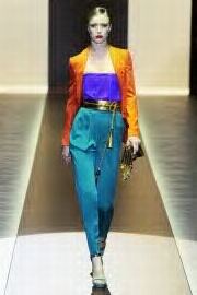 look at the colour blocking here..im absolutely dying for this outfit..swoon worthy.gucci RTW AW11